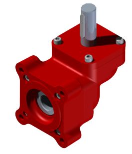 Gearboxes provide 90 degree shaft direction change