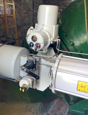旋转式电湿道执行器成功安装在西班牙山脉发电厂