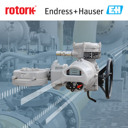 Rotork加入Endress+Hauser开放式集成合作伙伴计划