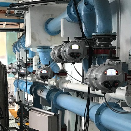 rotork在新西兰水处理厂提供电动致动技术