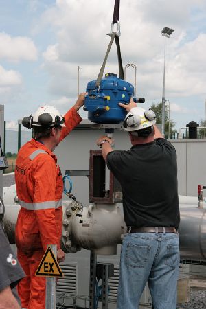 ガス混合プロセスにてロトルクのCVAアクチュエータが採用される
