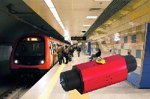ロトルクのアクチュエータイスタンブール地下鉄の防火安全対策に使用される