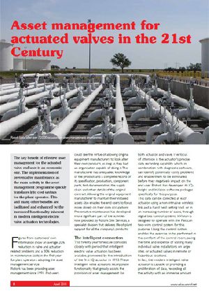 Asset management for actuated valves in the 21st Century