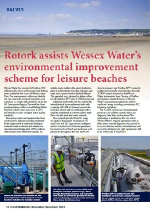 Rotork有助于Wessex Water的休闲海滩环境改进计划