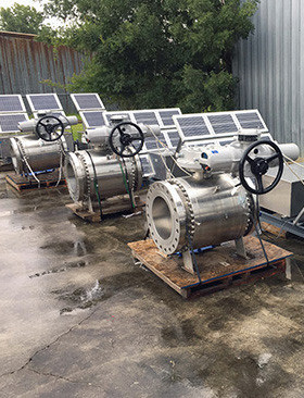 ROWARK电动执行器用于美国页岩油田管道的太阳能解决方案
