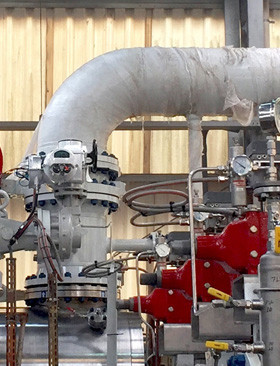旋转执行器用于巴西FPSO容器上精确的石油和天然气流控制
