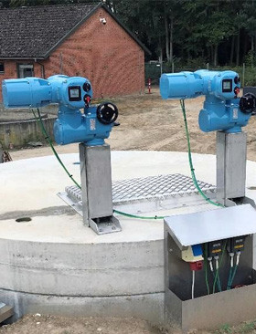 丹麦污水厂选择执行器自动化使用CK Centronik模块化执行器