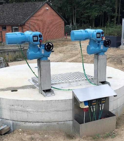 丹麦污水厂选择执行器自动化使用CK Centronik模块化执行器