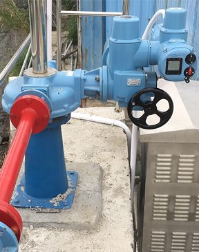 超过700 CK模块化执行器安装在中国废水处理厂