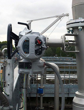 Rotork IQ调制执行器支持米兰的废水管理